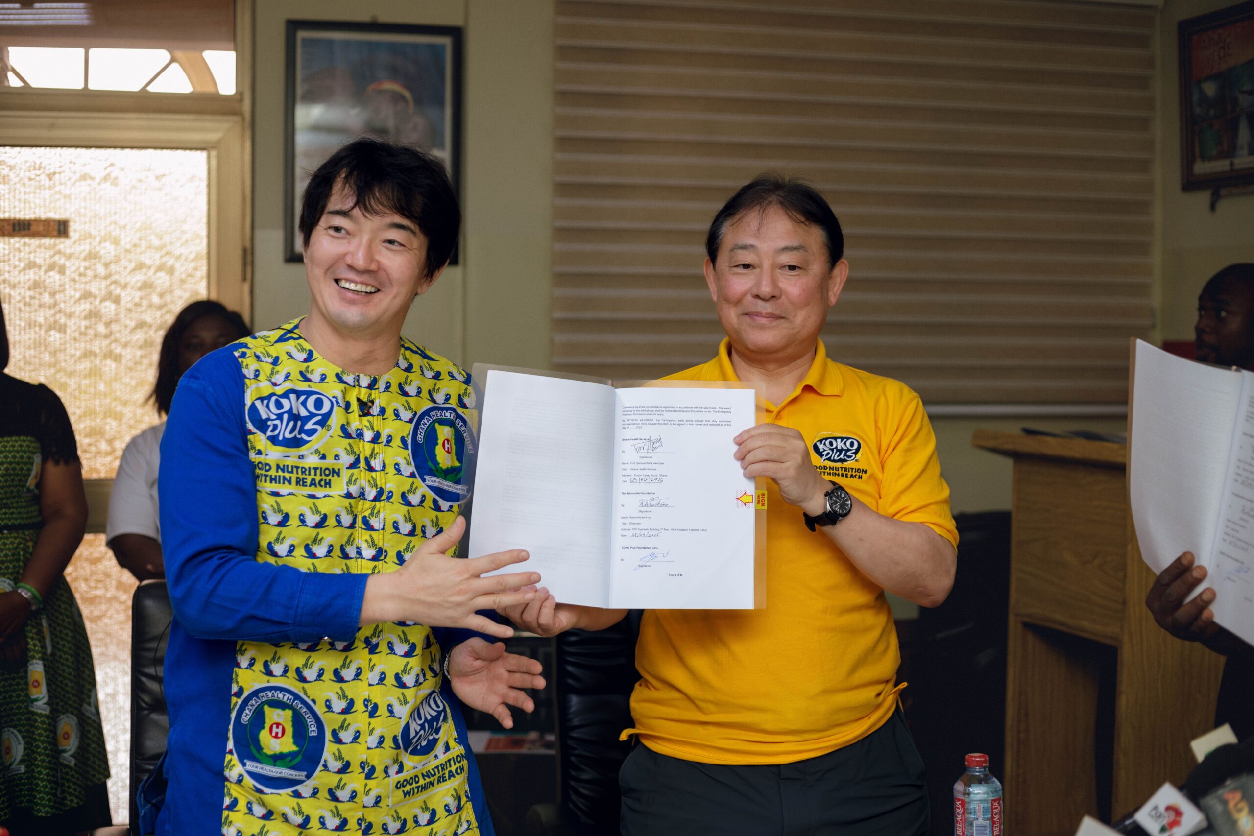 Press Kit: Ghana Nutrition Improvement Project (GNIP): KOKO Plus Foundation, The Ajinomoto Foundation, and Ghana Health Service Sign New Memorandum of Cooperation to Combat Child Malnutrition through Innovative Public-Private Partnership